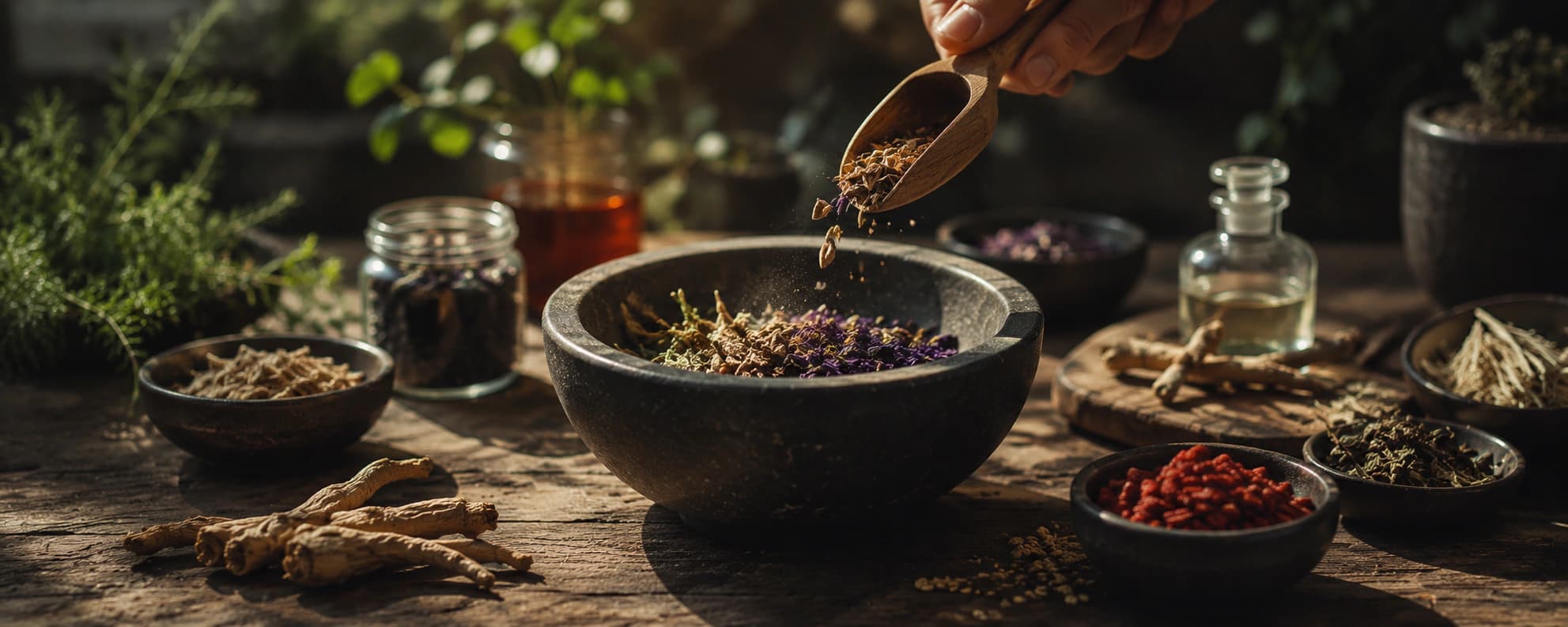 Ingrediënten van Morning Mate in een hoogwaardige productcompositie